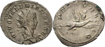 Antoninian nach 258, Kaiserzeit Valerianus Ii 256-258, Verzenden