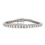 Zonder minimumprijs - Armband - 18 karaat Witgoud Diamant