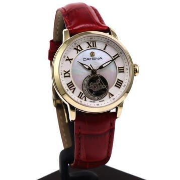 Catena - Swiss Made Watch Open Heart - CAD019-1BR - Sans