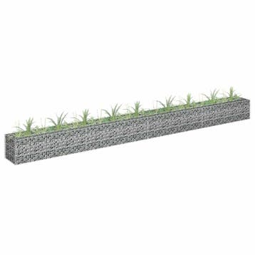 vidaXL Gabion plantenbak verhoogd 360x30x30 cm, Verzenden