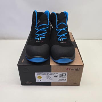 Sixton Werkschoenen Cuban High S3 zwart/blauw maat 45 |Nieuw, Ophalen of Verzenden, Nieuw