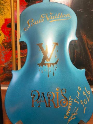 fp pop art - Louis vuitton violon et Capsule 60cm bleu