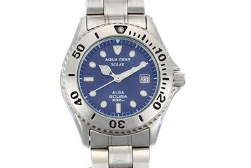 Alba (by Seiko) - Aqua Gear Solar Scuba 200m - Sans prix de, Bijoux, Sacs & Beauté