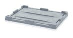 Oplegdeksel voor palletbox 800x600 mm grijs pp nieuw, Ophalen of Verzenden