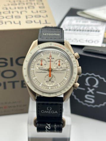 Omega x Swatch - MoonSwatch - Mission to Jupiter - Sans prix, Handtassen en Accessoires, Horloges | Heren, Nieuw