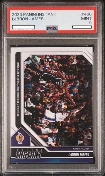 2023/24 Panini Instant *VERY LIMITED* LeBron James # 468, Nieuw