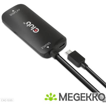 CLUB3D HDMI + Micro USB to DisplayPort 4K120Hz or 8K30Hz M/F, Verzenden
