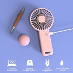 Oplaadbare Draagbare Ventilator - Handventilator op Batterij, Verzenden, Nieuw