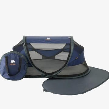 Campingbedje - Reisbedje Baby met Matras - Navy Deryan Ba..., Verzenden, Nieuw