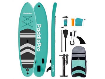 Veiling - LifeGoods PaddlePro SUP Board met Zitje - Opblaasb