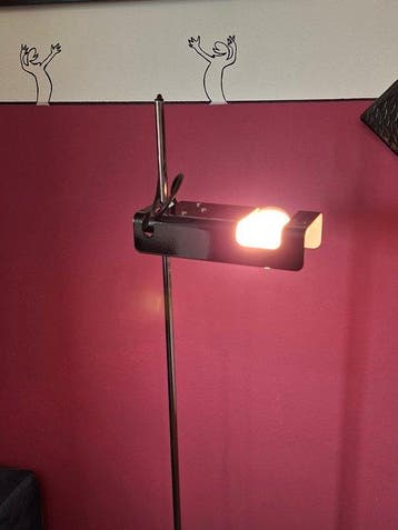 Oluce - Joe Colombo - Spider - Staande lamp - Aluminium