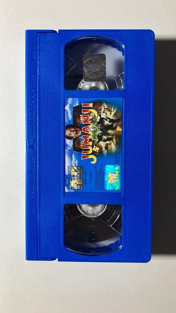 JUMANJI (1995) (3D COVER) (BLUE TAPE) (VHS), Cd's en Dvd's, Gebruikt