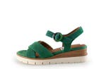 Tamaris Sandalen in maat 37 Groen, Tamaris, Verzenden, Sandalen of Muiltjes, Zo goed als nieuw