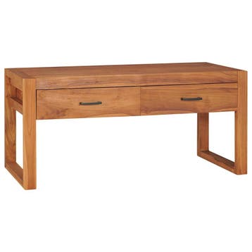 vidaXL Tv-meubel 100x40x45 cm teakhout, Verzenden, Nieuw