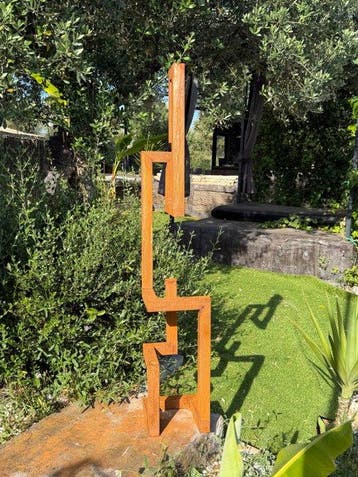 Ana Lucia B.M - Sculpture Corten - XXL - NO Reserve