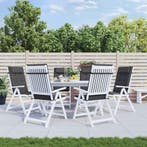vidaXL Stoelkussens 6 st hoge rug oxford stof, Verzenden, Nieuw