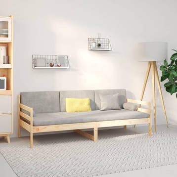 vidaXL Slaapbank zonder matras 90x190 cm massief grenenhout, Verzenden, Nieuw