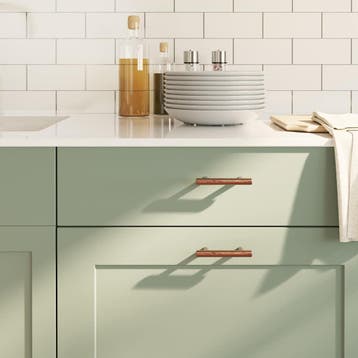 vidaXL Handvatten 10 st 64 mm roestvrij staal bronskleurig, Doe-het-zelf en Bouw, Hang- en Sluitwerk, Verzenden, Nieuw