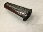 3.5 Inch RVS uitlaat sierstuk schuin enkelwandig, Ophalen of Verzenden, Nieuw