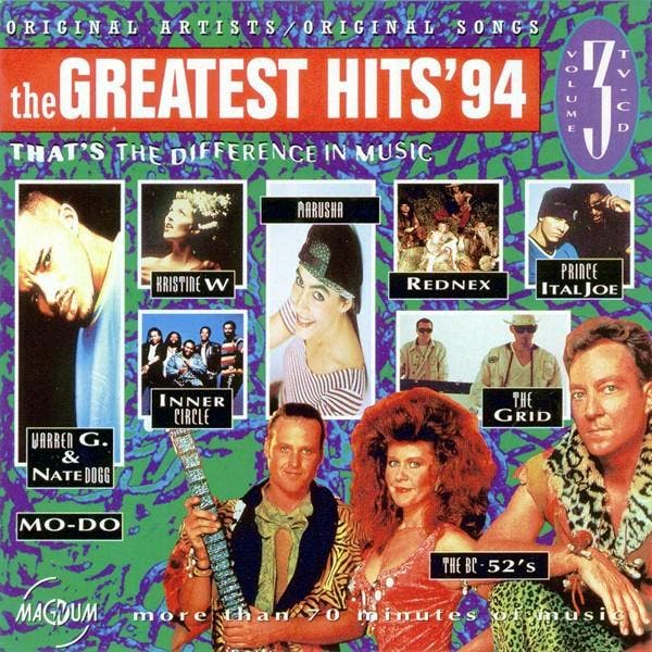 Various - The Greatest Hits 94 Volume 3, Cd's en Dvd's, Cd's | Pop, Gebruikt, Verzenden