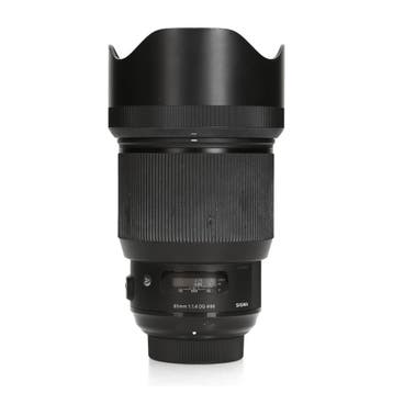 Sigma 85mm f/1.4 DG HSM Art - Nikon F - 1 jaar garantie, Ophalen of Verzenden