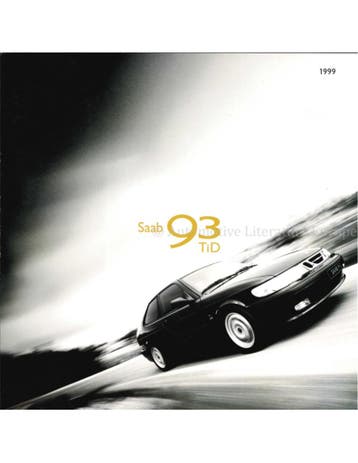 1999 SAAB 9-3 TiD BROCHURE NEDERLANDS (BELGIË), Ophalen of Verzenden, Nieuw