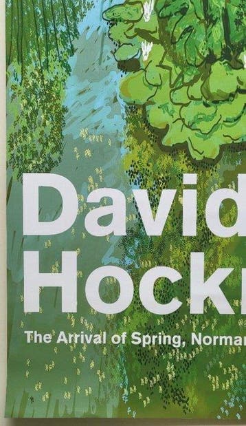 David Hockney - The Arrival of Spring, Normandy, 2020