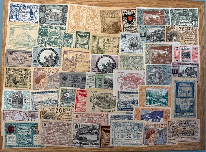 Oostenrijk. - 220 Notgeldscheine - 1920s (Zonder, Postzegels en Munten, Bankbiljetten | Europa | Niet-Eurobiljetten