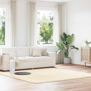 vidaXL Hoogpolig vloerkleed NAVARRA 240x240 cm polyester, Verzenden, Nieuw