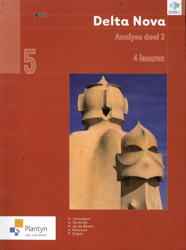 Delta Nova 5 Analyse deel 2 (4u) (incl. Scoodle) / Vast Boek, Livres, Livres scolaires, Envoi