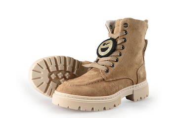 Nubikk Veterboots Meisjes in maat 30 Beige, Verzenden, Jongen of Meisje, Nubikk, Schoenen
