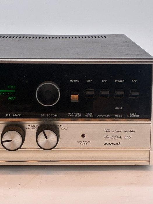 Sansui - Solid State 800 (very rare) Solid state stereo, Audio, Tv en Foto, Radio's