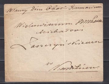 Russie 1864 - Enveloppe russe - 1864 - avec une marque de