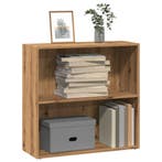 vidaXL Boekenkast 80x30x77 cm bewerkt hout artisanaal, Verzenden, Nieuw