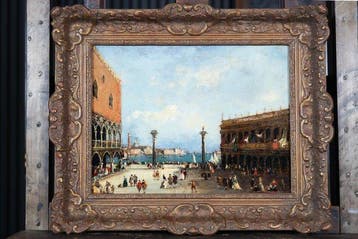 Bernardo Bellotto (1721-1780), Werkplaats van - Piazzetta