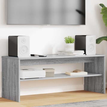 vidaXL TV Kast 100 x 35 x 40 cm Grijs Sonoma Bewerkt hout, Verzenden, Nieuw