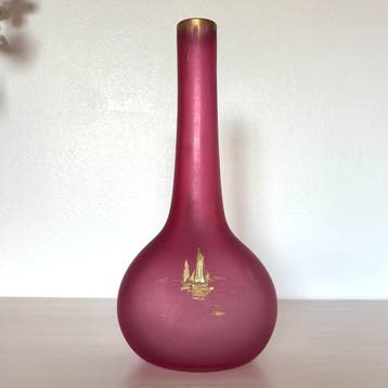 François-Théodore Legras - Vase - Berluze - Verre, Antiquités & Art