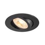 SLV NEW TRIA GU10 rond 82mm Inbouw armatuur kantelbaar mat, Verzenden
