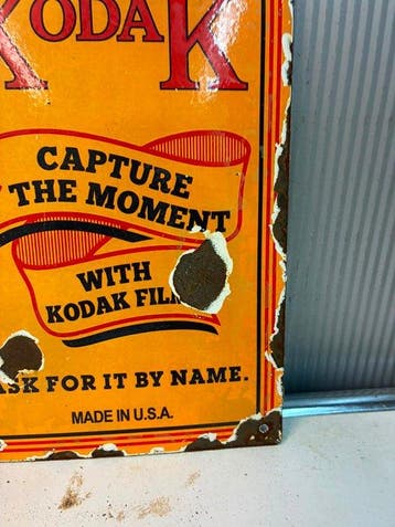 Kodak Kodak Film – Capture the Moment – Emaille Reclamebord, Nieuw