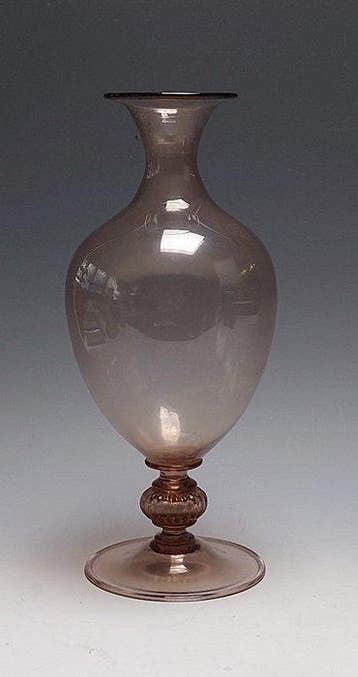 Venini - Vittorio Zecchin - Vaas - Glas - Model 1474, Antiek en Kunst