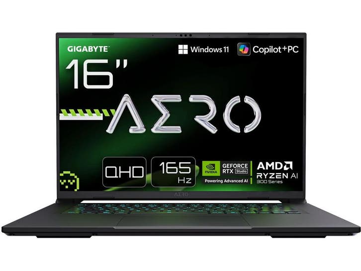 Gigabyte AERO X16 1VH93EEC64AH - Ultradunne AI-laptop - AMD, Computers en Software, Windows Laptops, Nieuw, Verzenden