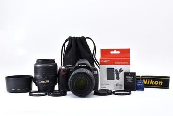 Nikon D60 CCD Sensor + AF-S DX Nikkor 3.5-5.6/18-55mm G VR +, Nieuw