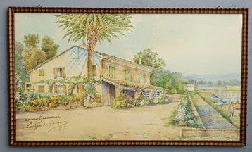 Louise de Gauvin de Goussaincourt (1849-1931) - Canal en