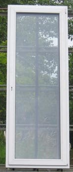 pvc terrasraam , raam ,chassis 88 x 238  wit / antraciet, Bricolage & Construction, Ophalen of Verzenden, Deurkozijn