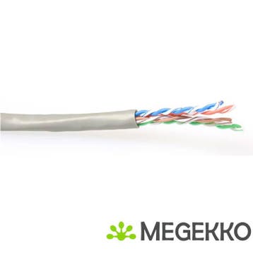 ACT CAT6 U/UTP PVC soepel patch ivory 100 m, Verzenden, Nieuw