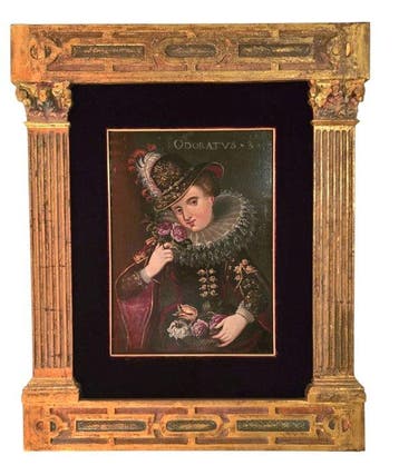 Spanish school (XVII) - Alegoría al olfato