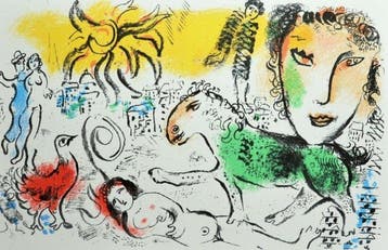 Marc Chagall (1887-1985), after - Le Cheval Vert
