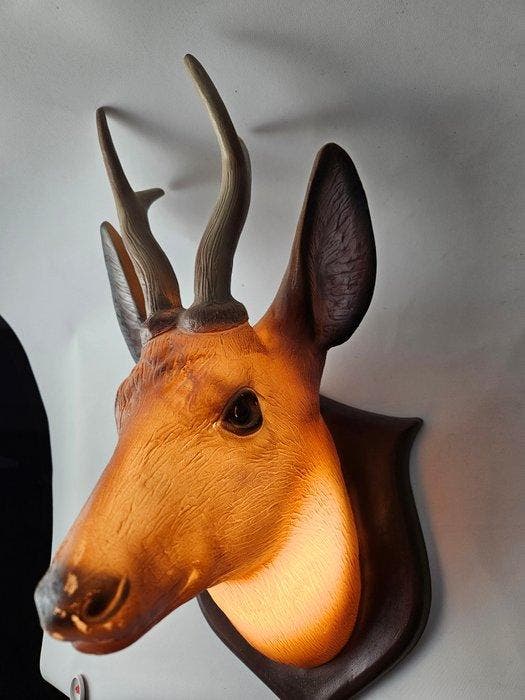 Heico - Lamp - Plastic - “Hertenkop”, Antiquités & Art, Art | Objets design