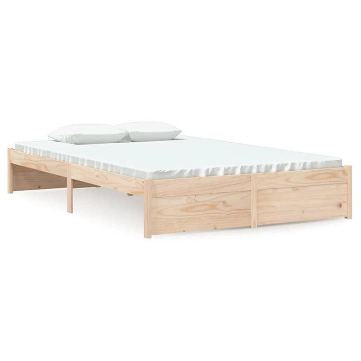 Massief houten bed 120x200 | Tweede kansje OP = OP!, Huis en Inrichting, Slaapkamer | Bedden, 120 cm, 200 cm, Nieuw, Hout, Twijfelaar