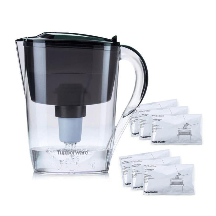 Tupperware Water Filter Pitcher met 6 navullingen, Huis en Inrichting, Keuken | Tupperware, Nieuw, Verzenden
